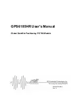 rtd GPS6185HR User Manual предпросмотр