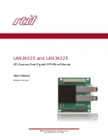 rtd LAN24225 User Manual предпросмотр