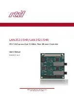 rtd LAN25215HR User Manual preview