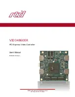 rtd VID34860ER User Manual preview