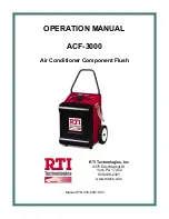 RTI ACF-3000 Operation Manual preview