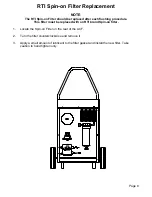 Предварительный просмотр 9 страницы RTI ACF-3000 Operation Manual