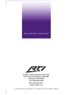 Preview for 40 page of RTI AD-4x Installation And Operation Manual