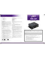 RTI AMR-220 Reference Manual предпросмотр