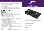 Предварительный просмотр 1 страницы RTI AXP-1 Reference Manual