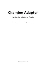 RTI Chamber Adapter User Manual preview