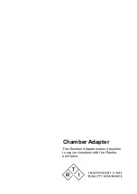 Preview for 3 page of RTI Chamber Adapter User Manual