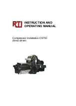 RTI GHH CS750 Instructions And Operating Manual предпросмотр