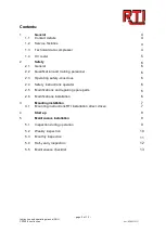 Preview for 3 page of RTI GHH CS750 Instructions And Operating Manual