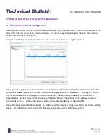 Предварительный просмотр 10 страницы RTI Miravue VIP-1 Technical Bulletin