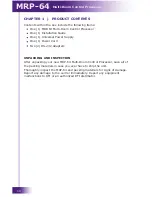 Preview for 10 page of RTI MRP-64 Installation And Operation Manual