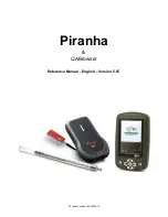 Preview for 1 page of RTI Piranha Reference Manual