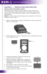 Preview for 14 page of RTI RKM-1 Installation And Operation Manual