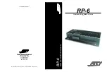 Preview for 1 page of RTI RP-6 Operations & Installation Manual