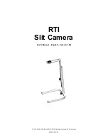 RTI Slit Camera User Manual предпросмотр