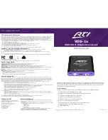 RTI VDS-1x Reference Manual preview