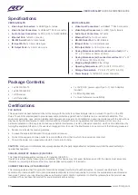 Preview for 4 page of RTI VEX100-18G-KIT Quick Reference Manual