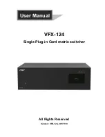 RTI VFX-124 User Manual preview