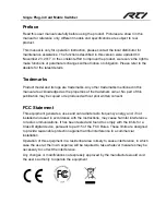 Preview for 2 page of RTI VFX-124 User Manual