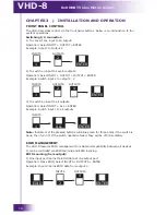 Preview for 16 page of RTI VHD-8 Installation And Operation Manual