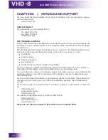 Preview for 28 page of RTI VHD-8 Installation And Operation Manual