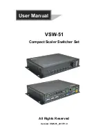 Preview for 1 page of RTI VSW-51 User Manual