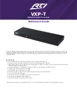 Preview for 2 page of RTI VXP-T Reference Manual