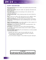 Preview for 4 page of RTI ZM-24 Installation And Operation Manual