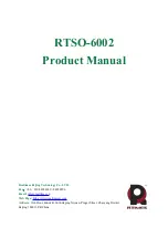 Preview for 1 page of RTimes RTSO-6002 Product Manual