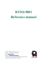 RTimes RTSO-9001 Reference Manual предпросмотр