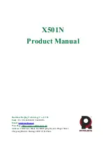 Preview for 1 page of RTimes X501N Product Manual