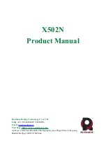 RTimes X502N Product Manual предпросмотр