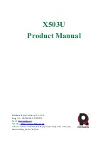 RTimes X503U Product Manual preview