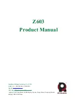 Preview for 1 page of RTimes Z603 Product Manual