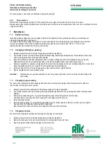 Preview for 21 page of RTK MDK 5351 Installation And Operating Instructions Manual