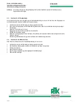 Preview for 6 page of RTK MV 5051 Series Installation And Operating Instructions Manual