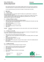 Preview for 10 page of RTK MV 5051 Series Installation And Operating Instructions Manual