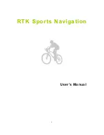 Предварительный просмотр 1 страницы RTK RoyalTek BV-3200 User Manual