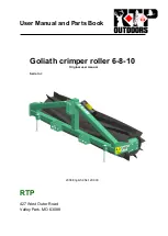 Предварительный просмотр 1 страницы RTP Goliath 10 Original User Manual