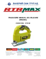 Предварительный просмотр 10 страницы RTRMAX RTH150 Original Instruction Manual