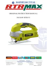 RTRMAX RTH153 Original Instruction Manual preview