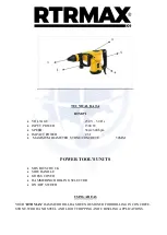 Предварительный просмотр 2 страницы RTRMAX RTM271 Original User Manual