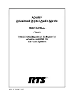 Предварительный просмотр 1 страницы RTS ADAM-CSedit User Manual