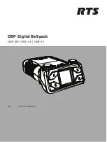 Предварительный просмотр 1 страницы RTS DBP 4F Technical Manual