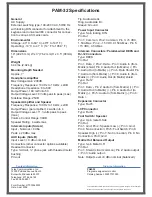 Preview for 2 page of RTS Digital Matrix Intercom PAM-32 Specifications