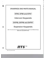 RTS EKP-96 Parts Manual предпросмотр