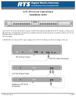 RTS LCP-32/16 Installation Manual предпросмотр