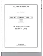 RTS TWI-SK90-DCU Technical Manual предпросмотр