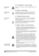 Preview for 29 page of RTW 115 G Series Operating Manual