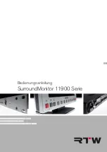 Предварительный просмотр 3 страницы RTW SurroundMonitor 11900 Series Manual